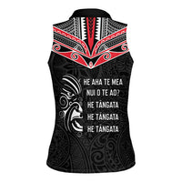 Aotearoa Toitu Te Tiriti Women Sleeveless Polo Shirt New Zealand Honour The Treaty LT05 - Polynesian Pride