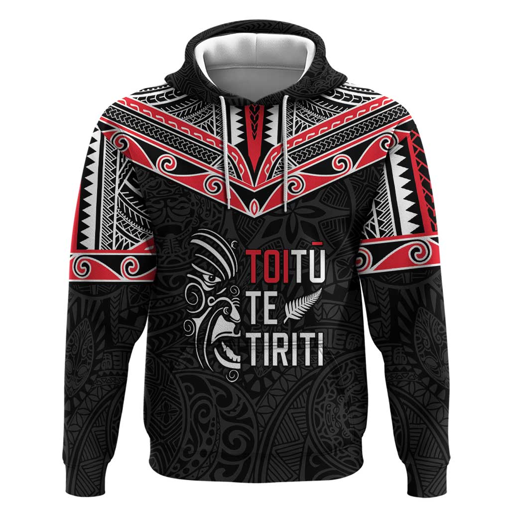 Aotearoa Toitu Te Tiriti Zip Hoodie New Zealand Honour The Treaty