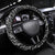 New Zealand Maori Steering Wheel Cover Poutama Manaia Black Paua Shell