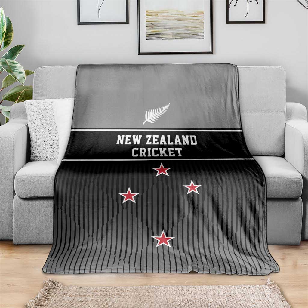 New Zealand Cricket Blanket Black Cap Unbeatable