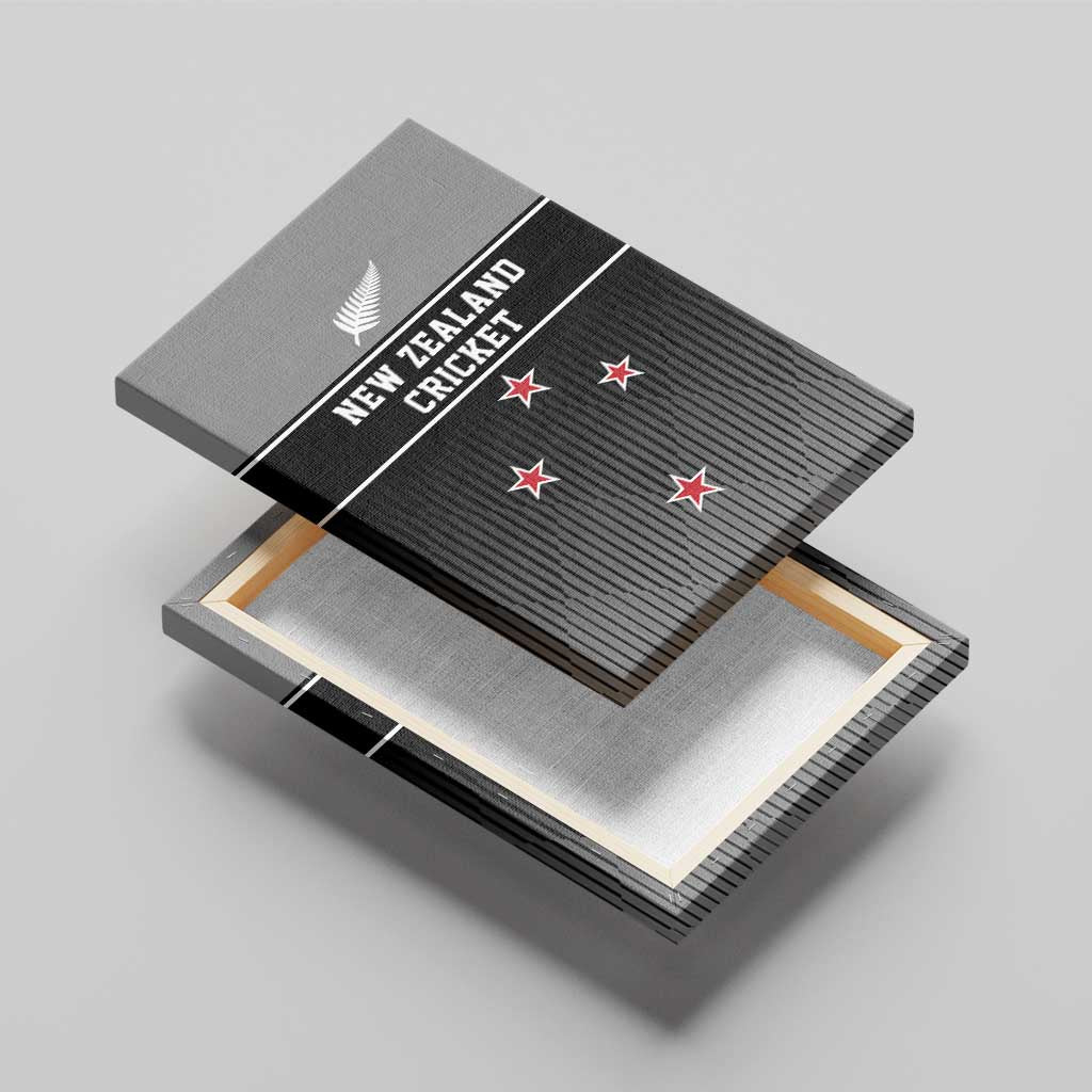 New Zealand Cricket Canvas Wall Art Black Cap Unbeatable