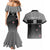 Custom New Zealand Cricket Couples Matching Mermaid Dress and Hawaiian Shirt Black Cap Unbeatable