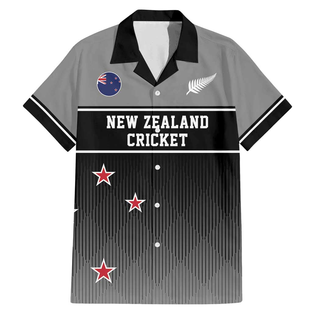 Custom New Zealand Cricket Family Matching Mermaid Dress and Hawaiian Shirt Black Cap Unbeatable LT05 Dad's Shirt - Short Sleeve Black - Polynesian Pride