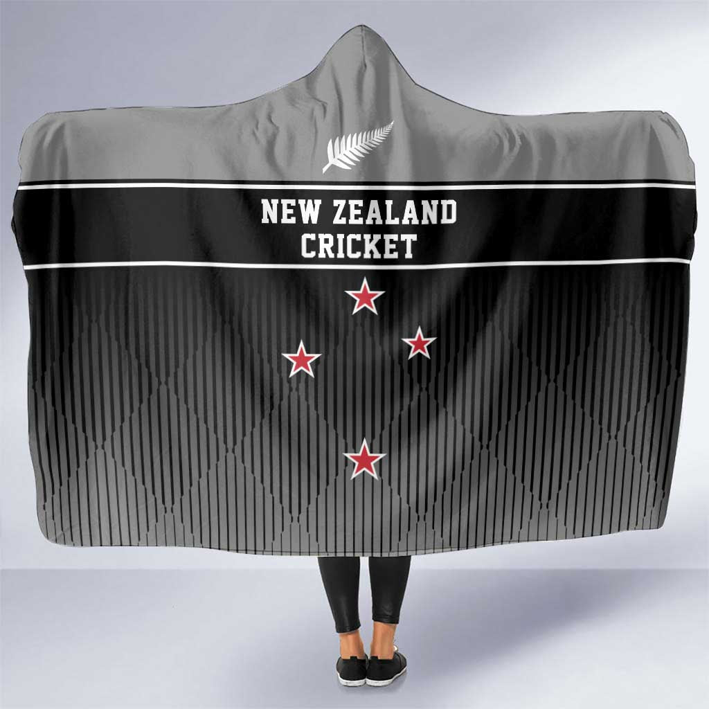 New Zealand Cricket Hooded Blanket Black Cap Unbeatable