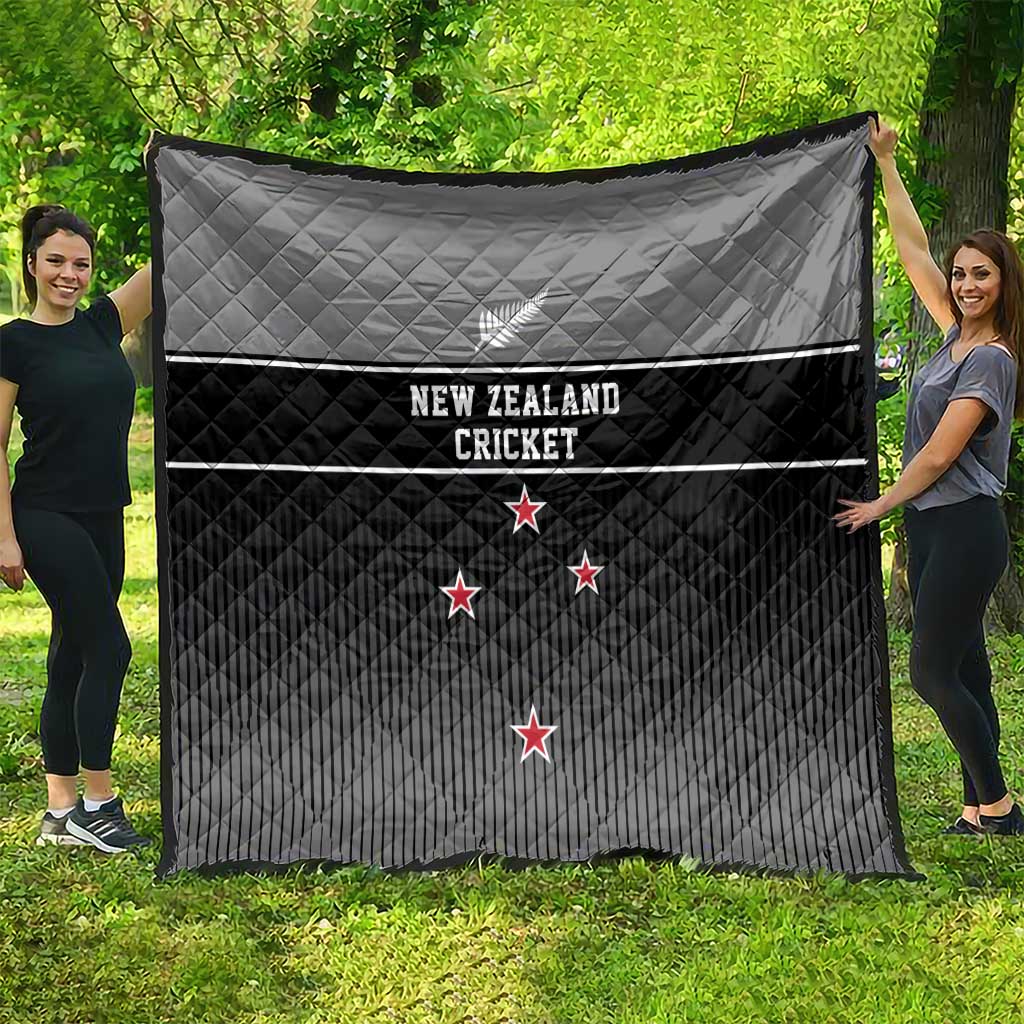 New Zealand Cricket Quilt Black Cap Unbeatable LT05 - Polynesian Pride