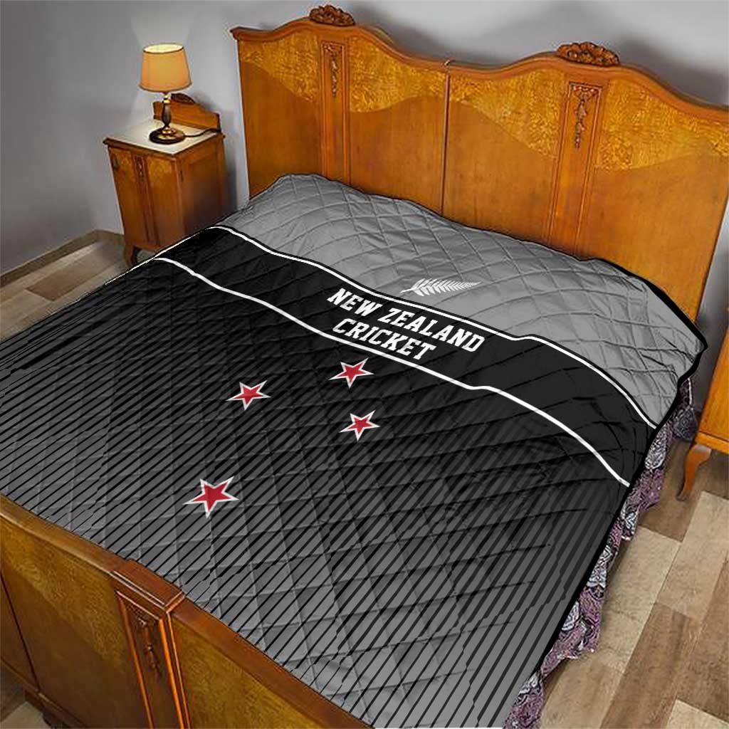 New Zealand Cricket Quilt Black Cap Unbeatable LT05 - Polynesian Pride