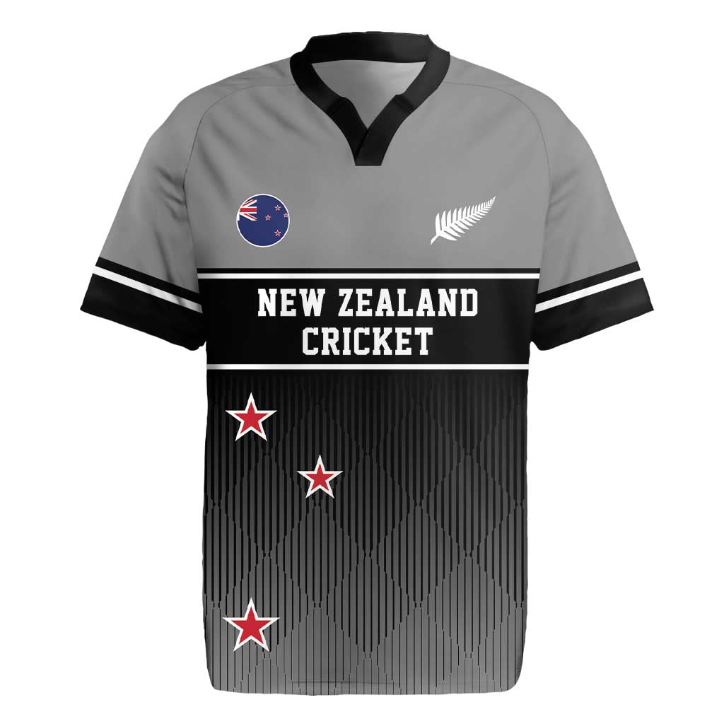 Custom New Zealand Cricket Rugby Jersey Black Cap Unbeatable LT05 Black - Polynesian Pride