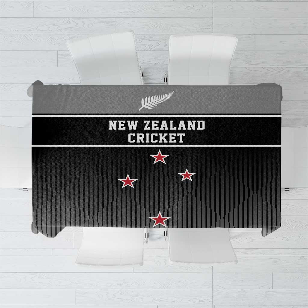 New Zealand Cricket Tablecloth Black Cap Unbeatable