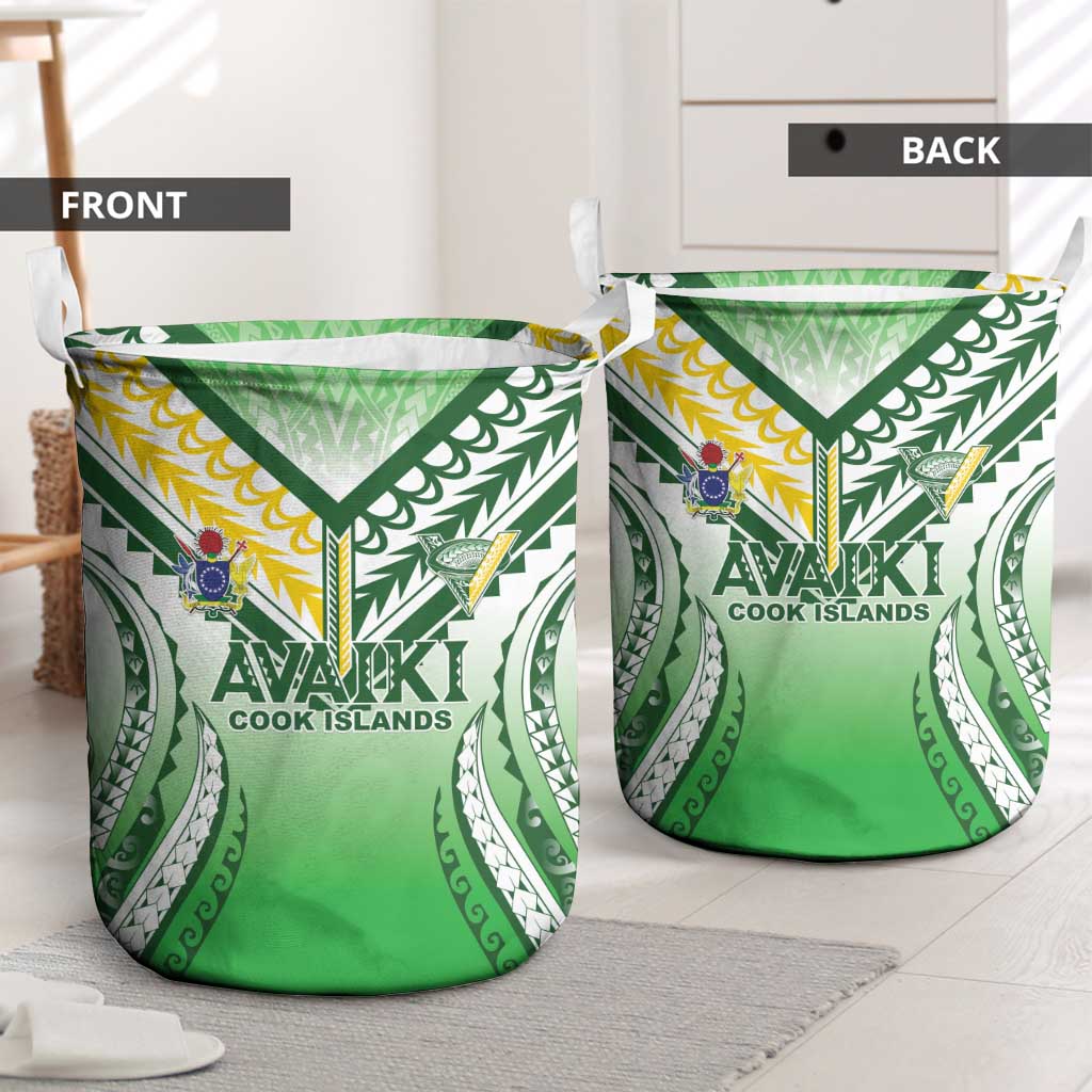 Cook Islands Avaiki Rugby Laundry Basket Go Champions LT05 - Polynesian Pride
