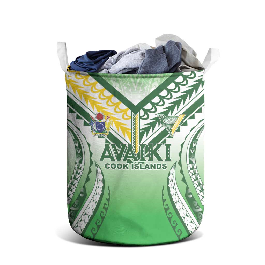 Cook Islands Avaiki Rugby Laundry Basket Go Champions LT05 - Polynesian Pride