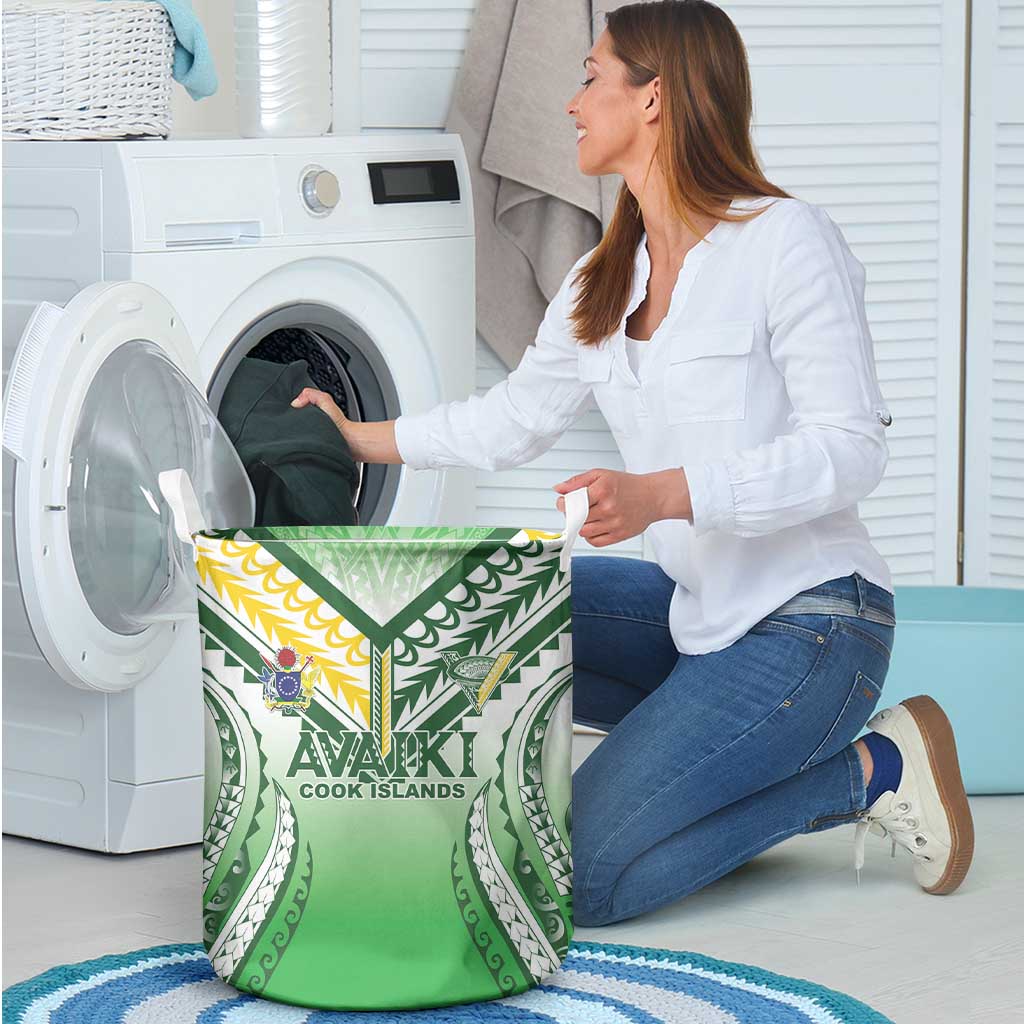 Cook Islands Avaiki Rugby Laundry Basket Go Champions LT05 - Polynesian Pride