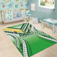 Cook Islands Avaiki Rugby Area Rug Go Champions LT05 - Polynesian Pride