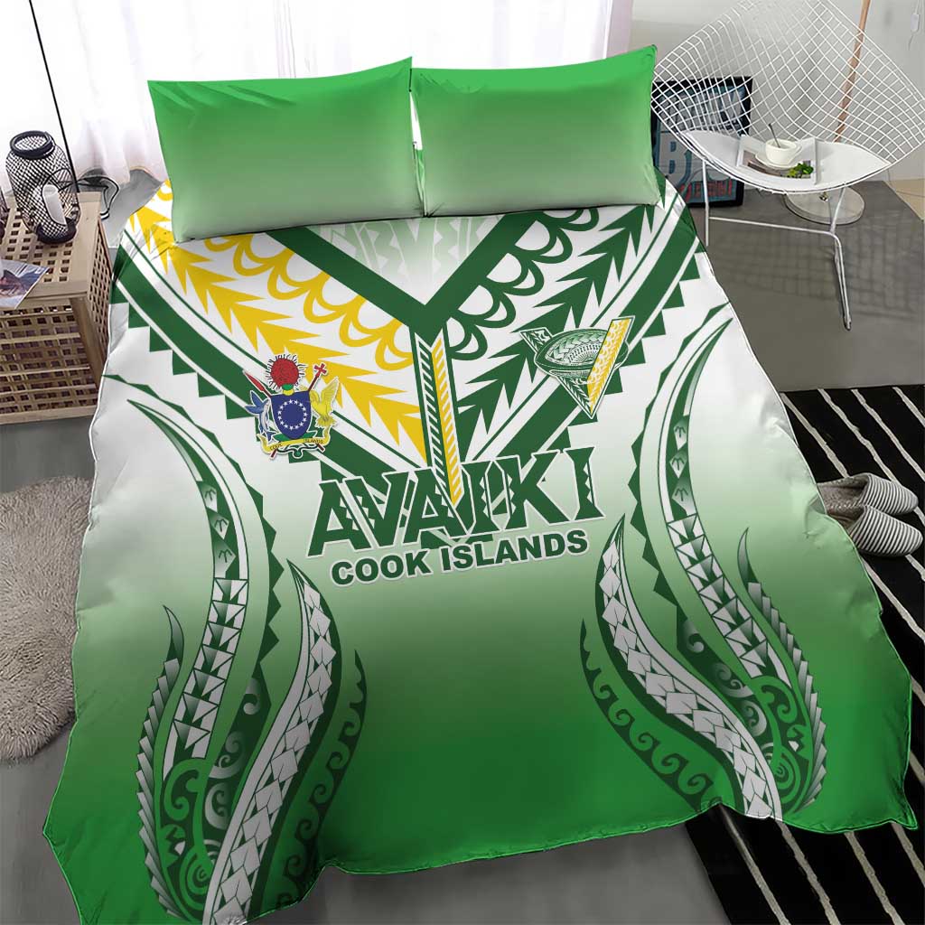 Cook Islands Avaiki Rugby Bedding Set Go Champions LT05 - Polynesian Pride