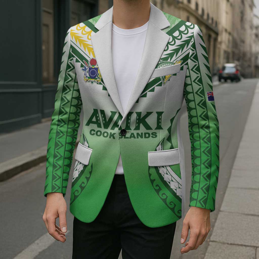 Custom Cook Islands Avaiki Rugby Blazer Go Champions LT05 - Polynesian Pride