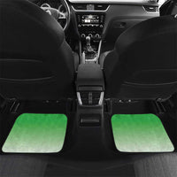 Custom Cook Islands Avaiki Rugby Car Mats Go Champions LT05 Set 2pcs - Back Green - Polynesian Pride
