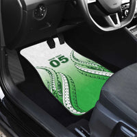 Custom Cook Islands Avaiki Rugby Car Mats Go Champions LT05 - Polynesian Pride
