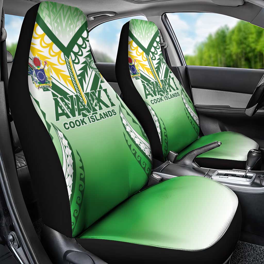 Cook Islands Avaiki Rugby Car Seat Cover Go Champions LT05 - Polynesian Pride