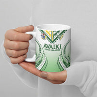 Custom Cook Islands Avaiki Rugby Ceramic Mug Go Champions LT05 - Polynesian Pride