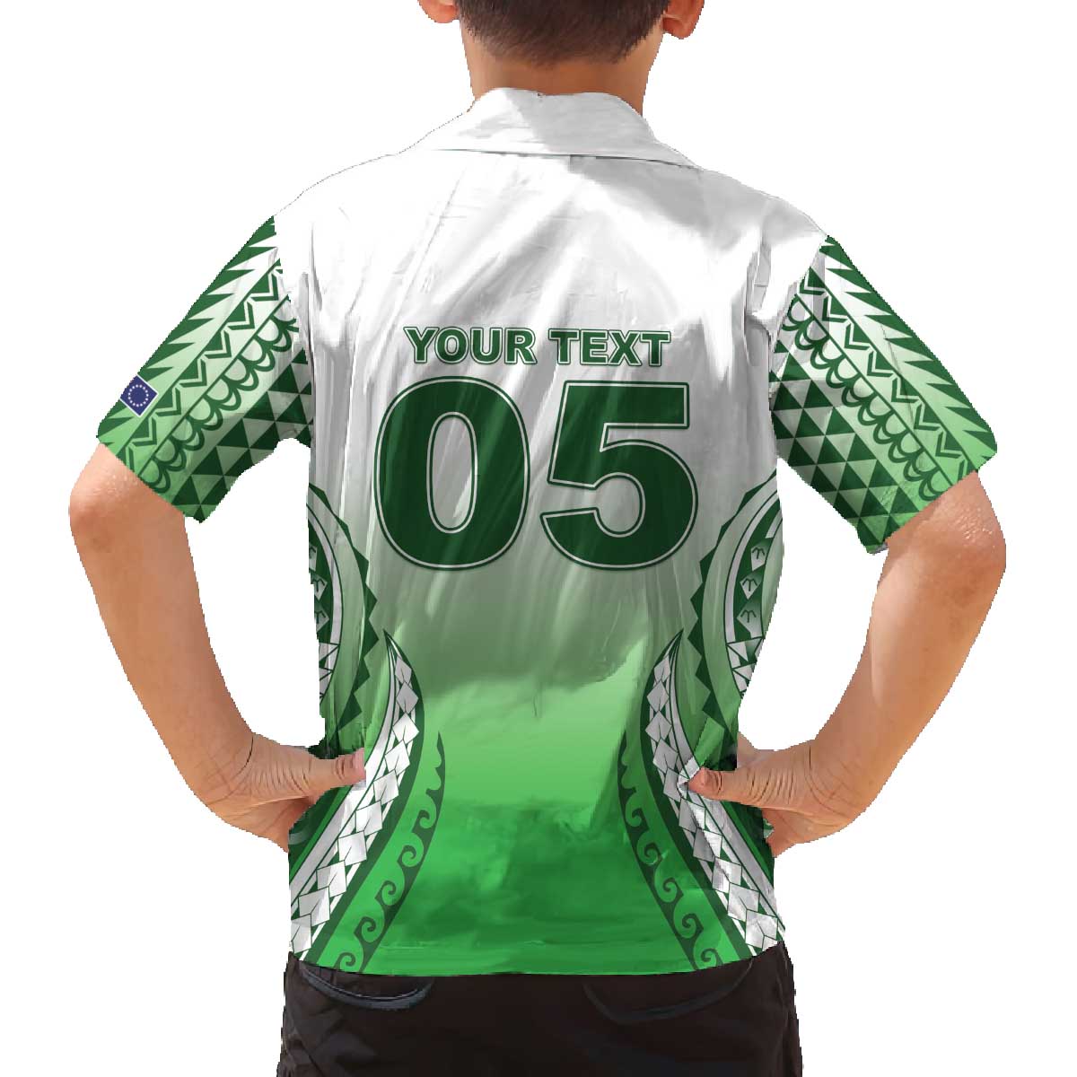 Custom Cook Islands Avaiki Rugby Family Matching Off The Shoulder Long Sleeve Dress and Hawaiian Shirt Go Champions - Polynesian Pride