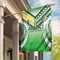 Cook Islands Avaiki Rugby Garden Flag Go Champions LT05 House Flag Green - Polynesian Pride