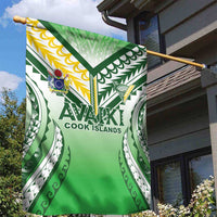 Cook Islands Avaiki Rugby Garden Flag Go Champions LT05 - Polynesian Pride