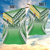 Cook Islands Avaiki Rugby Garden Flag Go Champions LT05 - Polynesian Pride