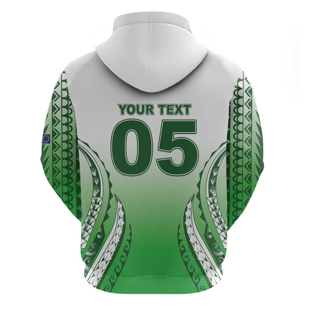 Custom Cook Islands Avaiki Rugby Hoodie Go Champions LT05 - Polynesian Pride