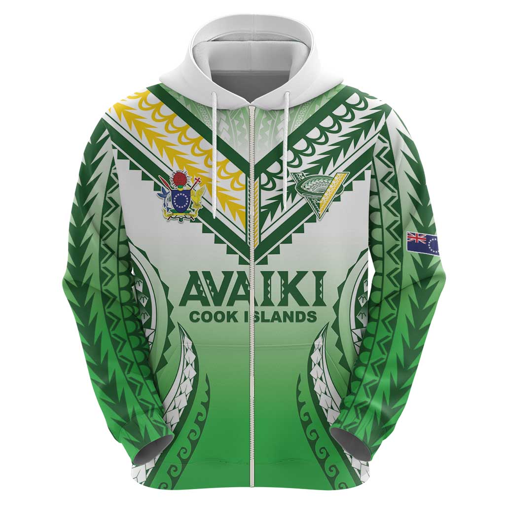 Custom Cook Islands Avaiki Rugby Hoodie Go Champions LT05 - Polynesian Pride