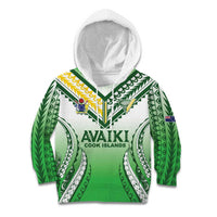Custom Cook Islands Avaiki Rugby Kid Hoodie Go Champions - Polynesian Pride