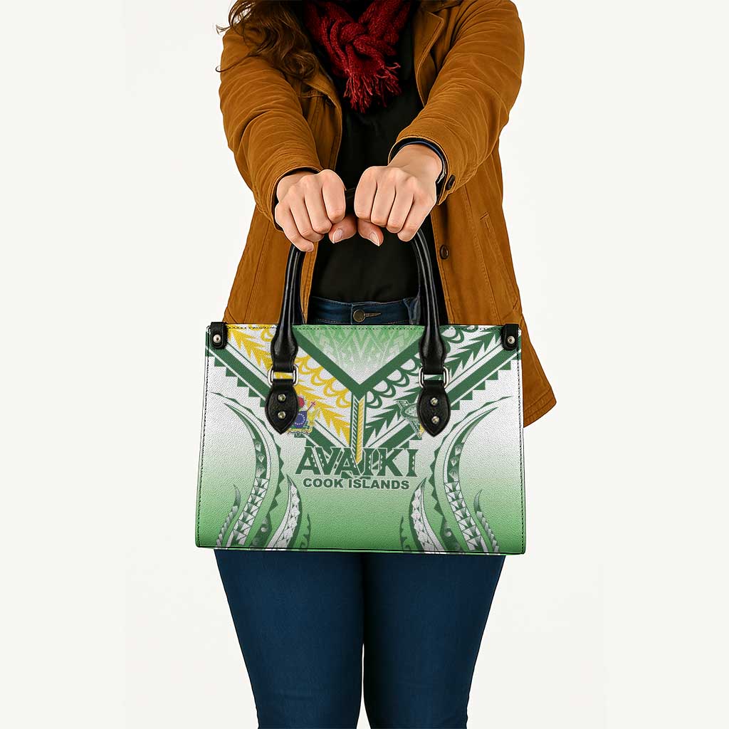 Cook Islands Avaiki Rugby Leather Bag Go Champions LT05 - Polynesian Pride