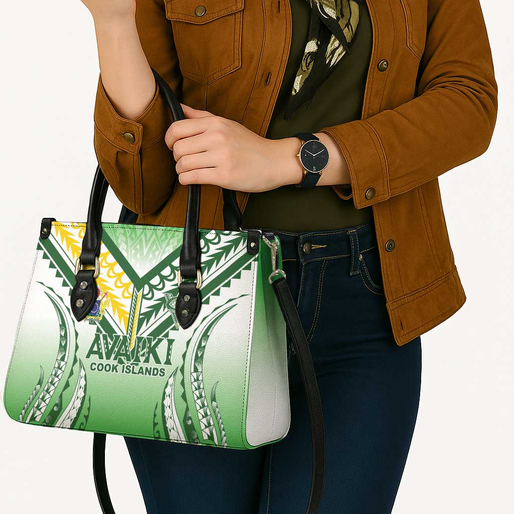 Cook Islands Avaiki Rugby Leather Bag Go Champions LT05 - Polynesian Pride