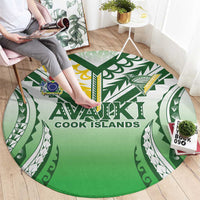 Cook Islands Avaiki Rugby Round Carpet Go Champions LT05 - Polynesian Pride