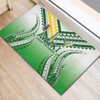 Cook Islands Avaiki Rugby Rubber Doormat Go Champions LT05 - Polynesian Pride
