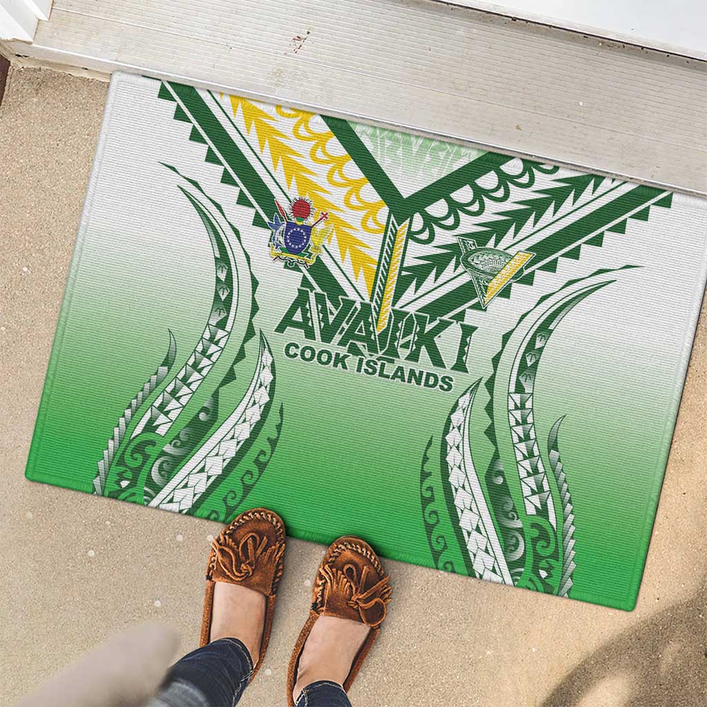 Cook Islands Avaiki Rugby Rubber Doormat Go Champions LT05 - Polynesian Pride