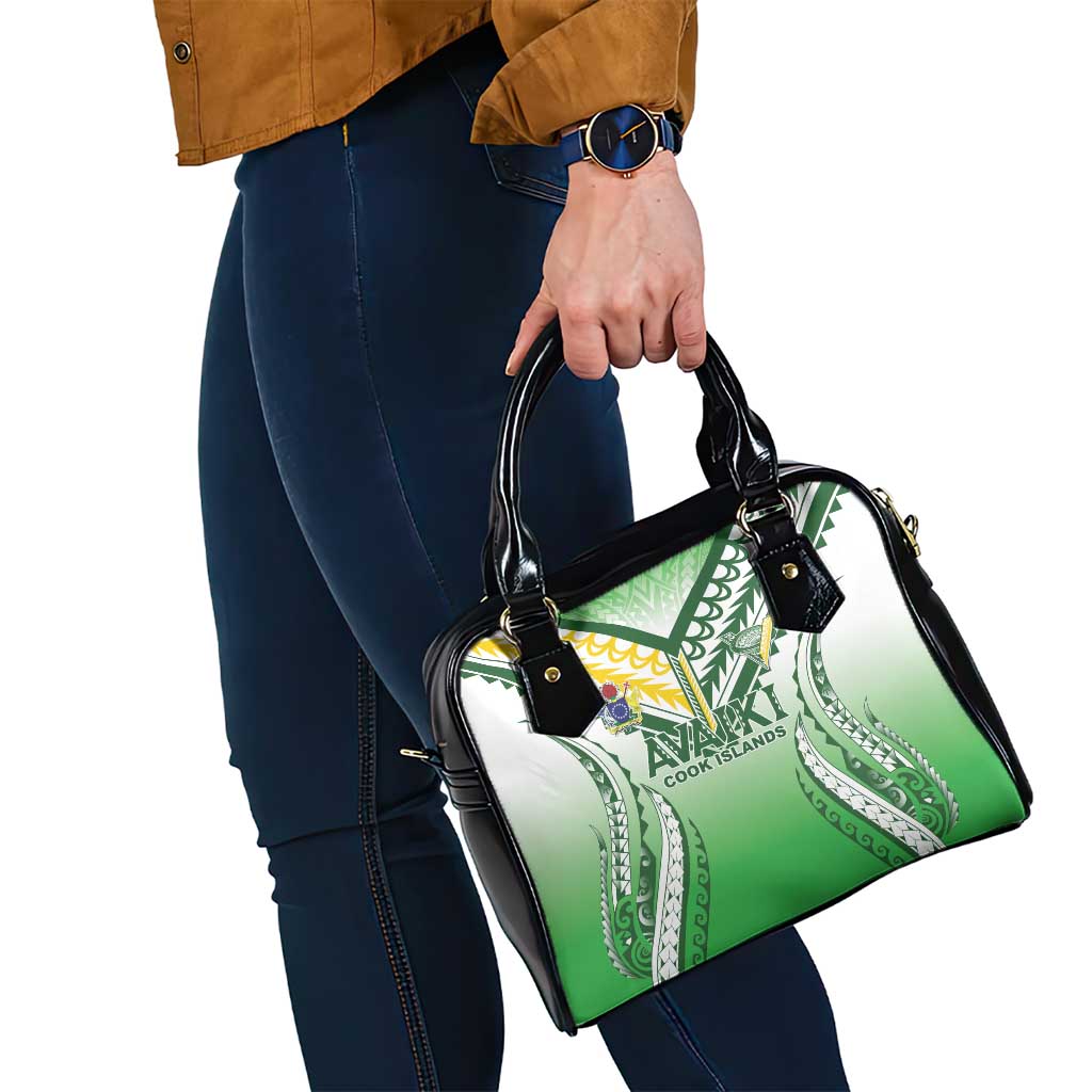 Cook Islands Avaiki Rugby Shoulder Handbag Go Champions LT05 - Polynesian Pride
