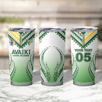 Custom Cook Islands Avaiki Rugby Tumbler Cup Go Champions LT05 - Polynesian Pride