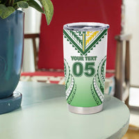 Custom Cook Islands Avaiki Rugby Tumbler Cup Go Champions LT05 - Polynesian Pride