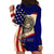 American Samoa Flag Day Hoodie Dress Polynesian Tribal Pattern LT05 - Polynesian Pride