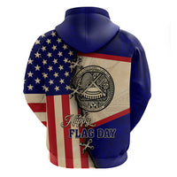 American Samoa Flag Day Zip Hoodie Polynesian Tribal Pattern LT05 - Polynesian Pride