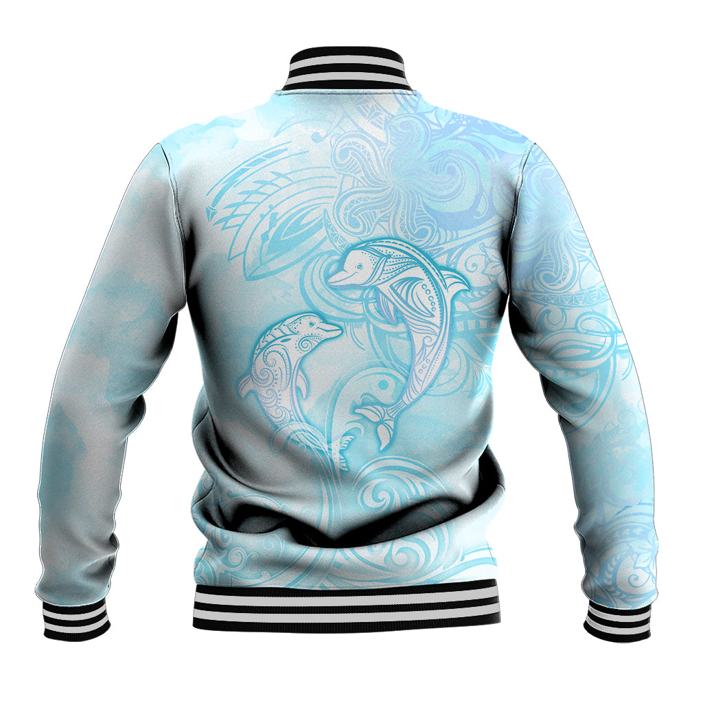 Polynesia Dolphins Under The Sea Baseball Jacket Simple Style LT05 - Polynesian Pride