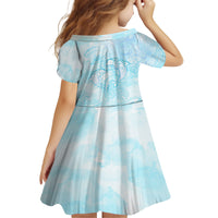 Polynesia Dolphins Under The Sea Kid Short Sleeve Dress Simple Style LT05 - Polynesian Pride