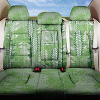 Green Hawaii Tapa Pattern Back Car Seat Cover With Heliconia Vintage Style LT05 One Size Green - Polynesian Pride