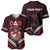 Personalised Tonga Happy Father's Day Baseball Jersey Ofa Lahi Atu Dad Polynesian Tribal