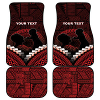 Tonga Happy Father's Day Car Mats Ofa Lahi Atu Dad Polynesian Tribal