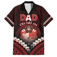 Personalised Tonga Happy Father's Day Family Matching Summer Maxi Dress and Hawaiian Shirt Ofa Lahi Atu Dad Polynesian Tribal
