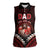 Personalised Tonga Happy Father's Day Women Sleeveless Polo Shirt Ofa Lahi Atu Dad Polynesian Tribal