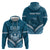 Personalised Fiji Happy Father's Day Zip Hoodie Au Lomani Iko Dad Polynesian Tribal