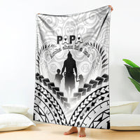 New Zealand Happy Father's Day Blanket Aroha Ahau Ki A Koe Papa Polynesian Tribal LT05 - Polynesian Pride