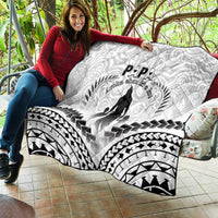 New Zealand Happy Father's Day Quilt Aroha Ahau Ki A Koe Papa Polynesian Tribal LT05 - Polynesian Pride