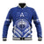 Personalised Samoa Happy Father's Day Baseball Jacket Ou Te Alofa Ia Te Oe Tama Dad Polynesian Tribal